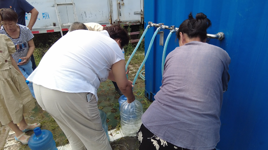  On site direct attack on "ultra micro water plant" to ensure water safety of disaster affected residents