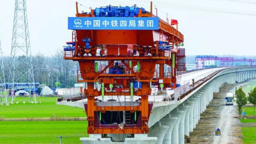 淮宿蚌铁路淮宿特大桥建设取得突破性进展